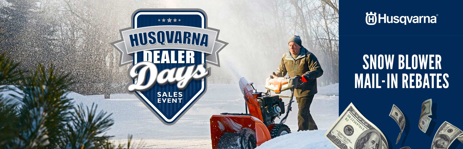 Husqvarna: Snow Blower Mail-In Rebates